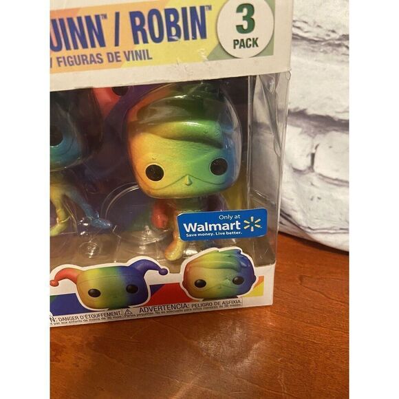 3 Pack Funko Pop Heroes DC Comics Pride Poison Ivy Harley Quinn Robin Figures - Picture 3 of 13